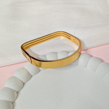 Minimalist Tri Line Rib Hand Cuff Bracelet for Girls & Women's