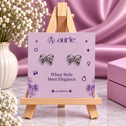 Pretty Bow Stud Earrings for Girls & Women's