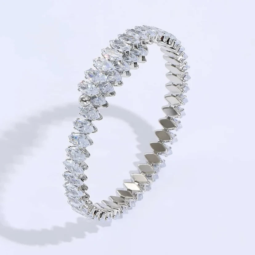 Marquise Diamond Stretch Bracelet