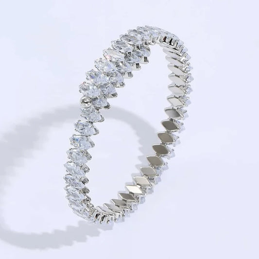 Marquise Diamond Stretch Bracelet