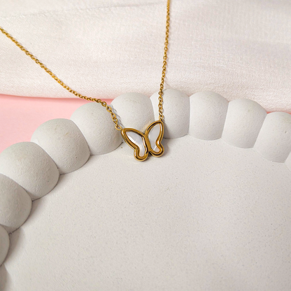 Delicate Personalized Butterfly Pendant for Girls & Women's