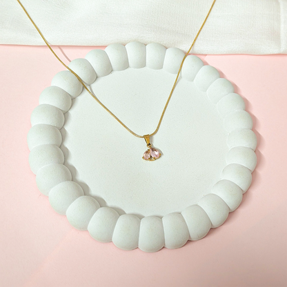 AD Stone Dual Teardrop Pendant for Girls & Women's