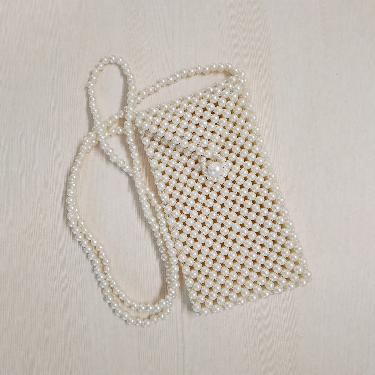 Elegant Pearl Sling Pouch