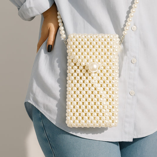 Elegant Pearl Sling Pouch
