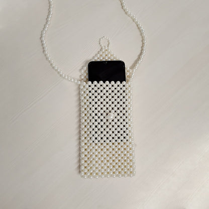 Elegant Pearl Sling Pouch