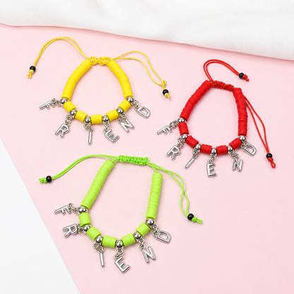 Colorful Hanged Beads Friendship Day Bracelets for Kids, Boys & Girls