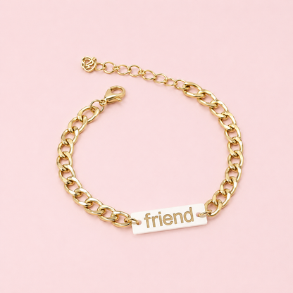Classic Curb Chain Friendship Day Bracelets for Kids, Boys & Girls