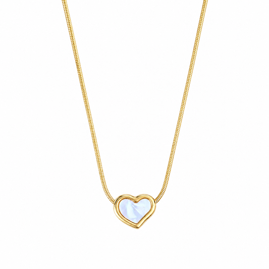 Ivory Elegance Glim Heart Pendant for Girls & women