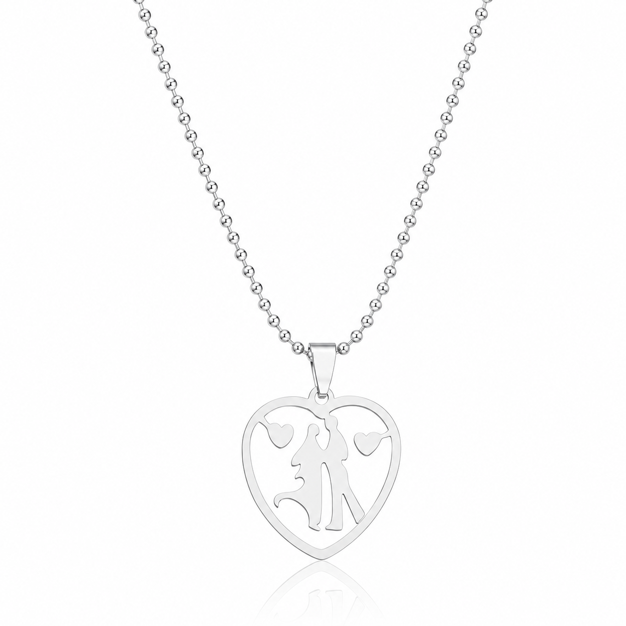 Heartshape Style Couple Pendant for Him and Her