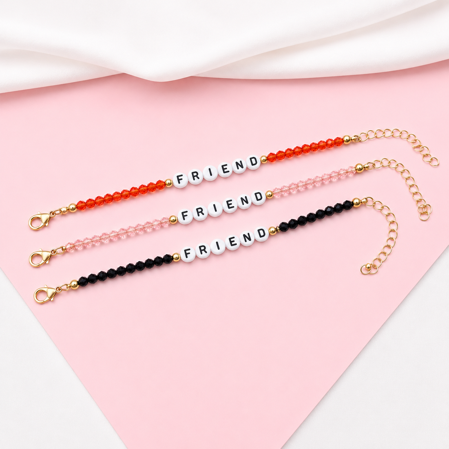 Six Beaded Friendship Day Bands Bracelets for Kids, Boys & Girls
