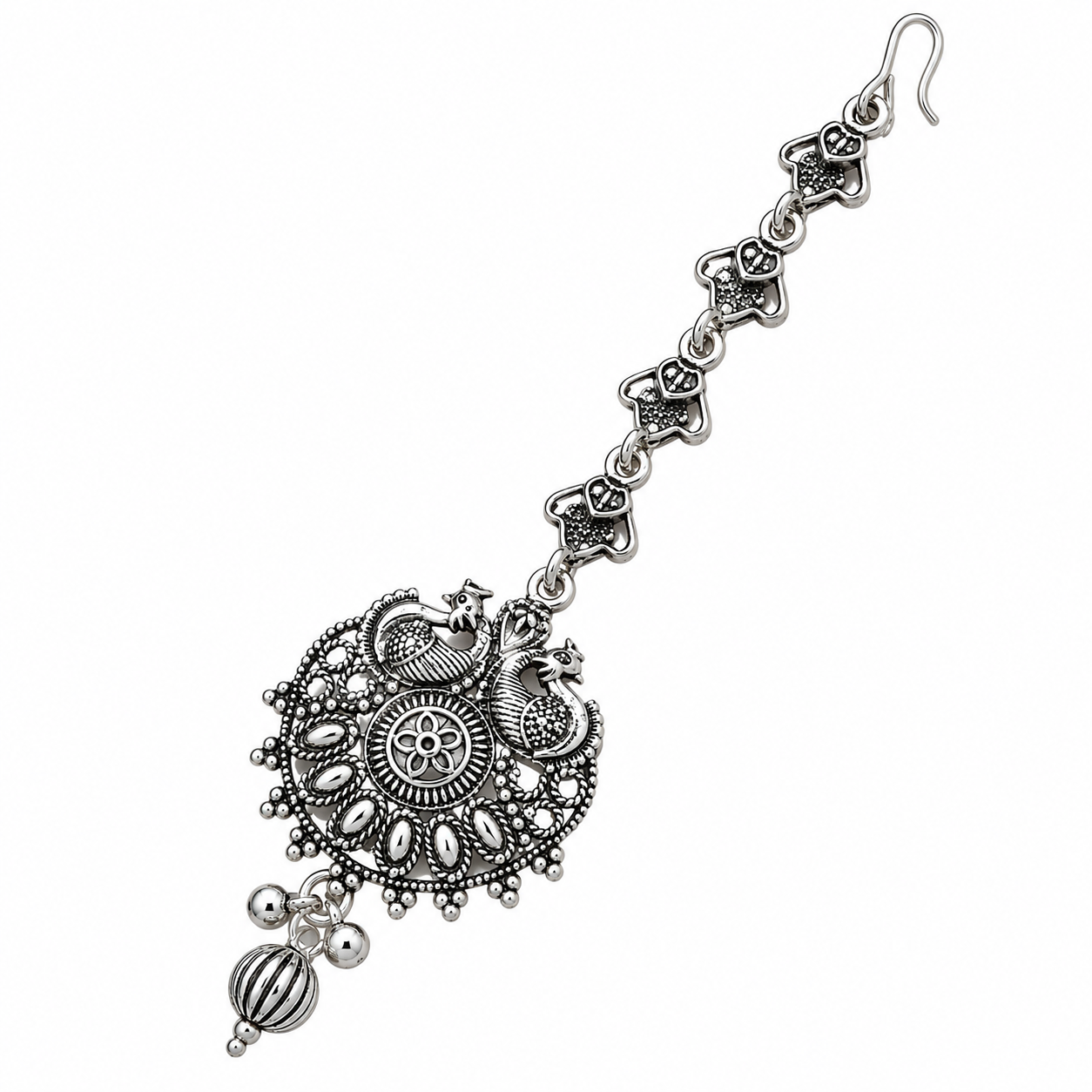 Peacock Design Mang Tikka for Women