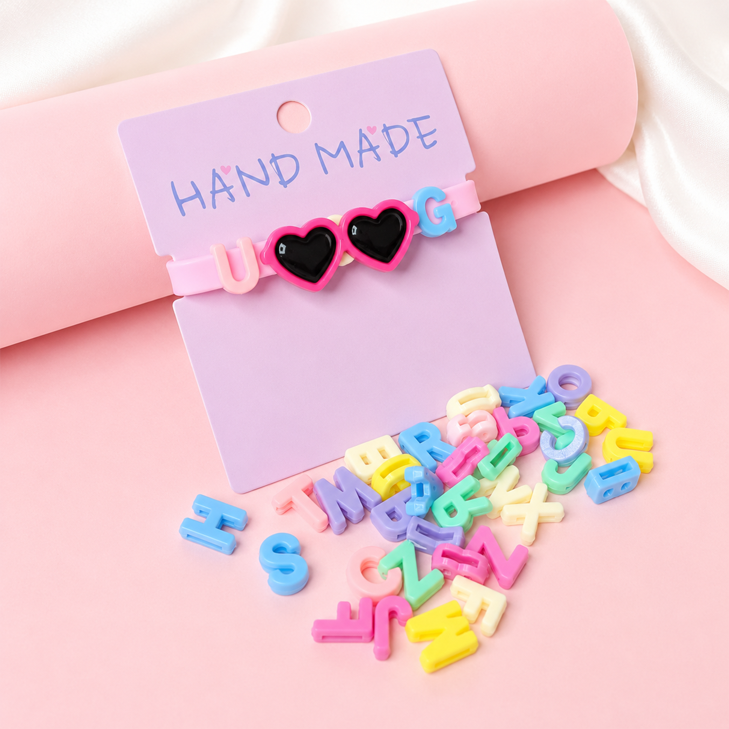 Cute Pink Glasses Friendship Day Band for Kids, Boys & Girls