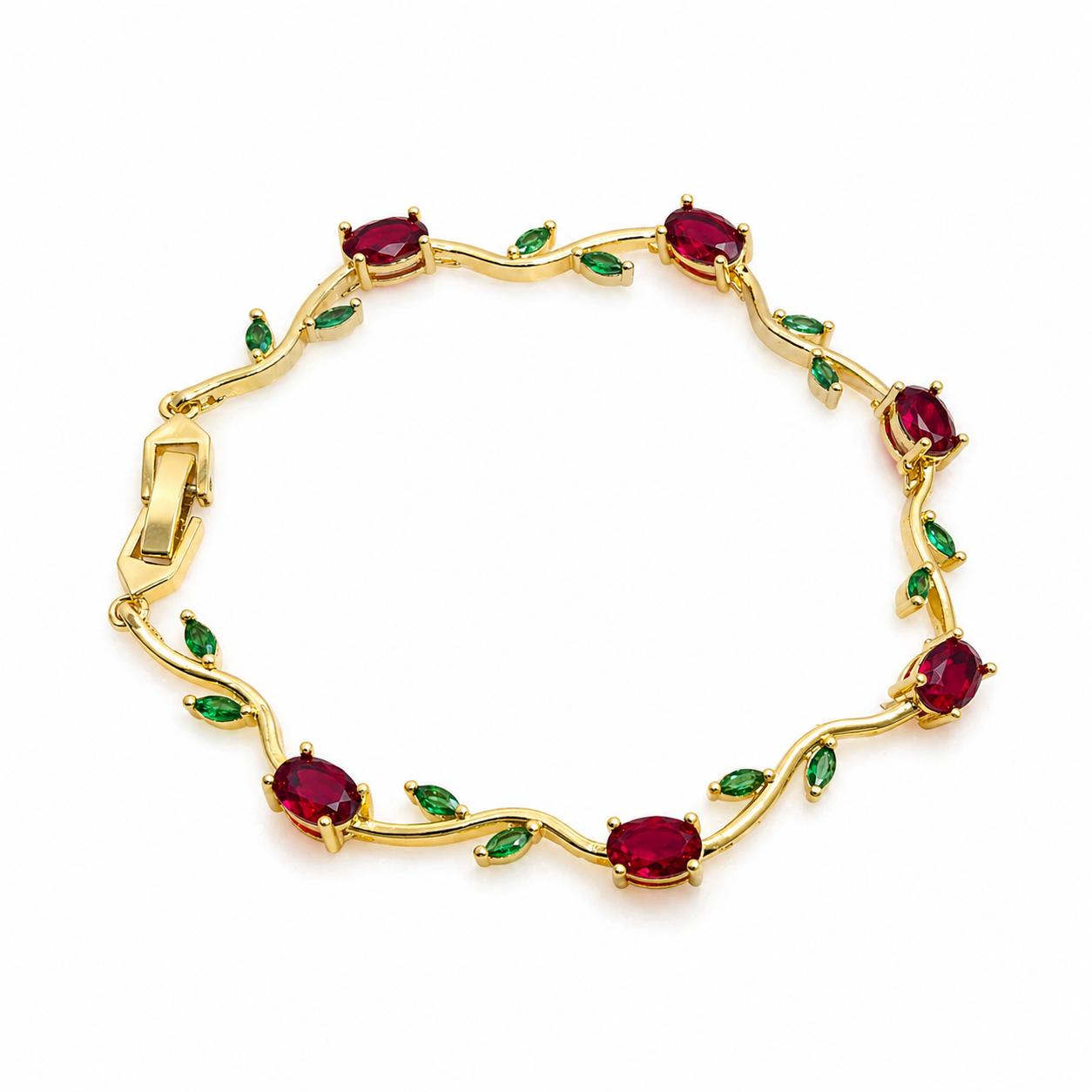 AD Stone Tulip Bracelet for Women & Girls