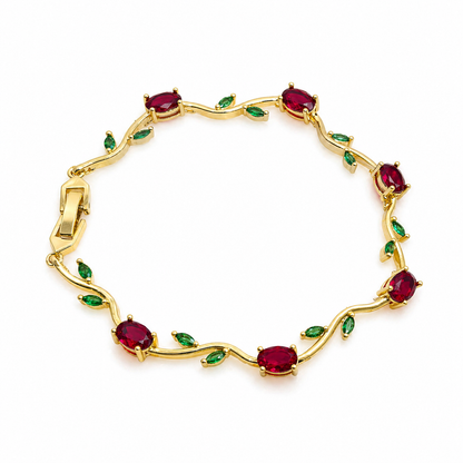 AD Stone Tulip Bracelet for Women & Girls