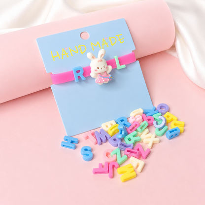Cute White Bunny Friendship Day Band for Kids, Boys & Girls