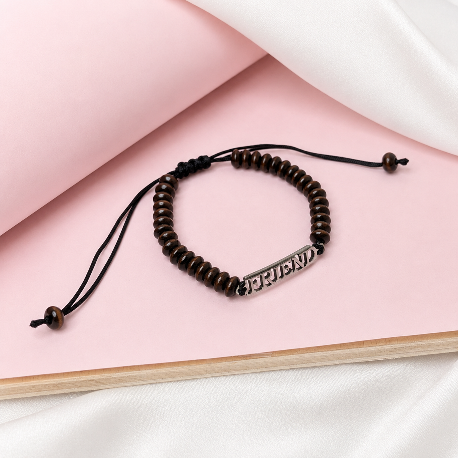 Friend Wooden Beads Bracelet Friendship Day Bracelets for Kids, Boys & Girls