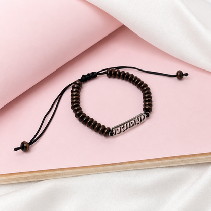 Friend Wooden Beads Bracelet Friendship Day Bracelets for Kids, Boys & Girls