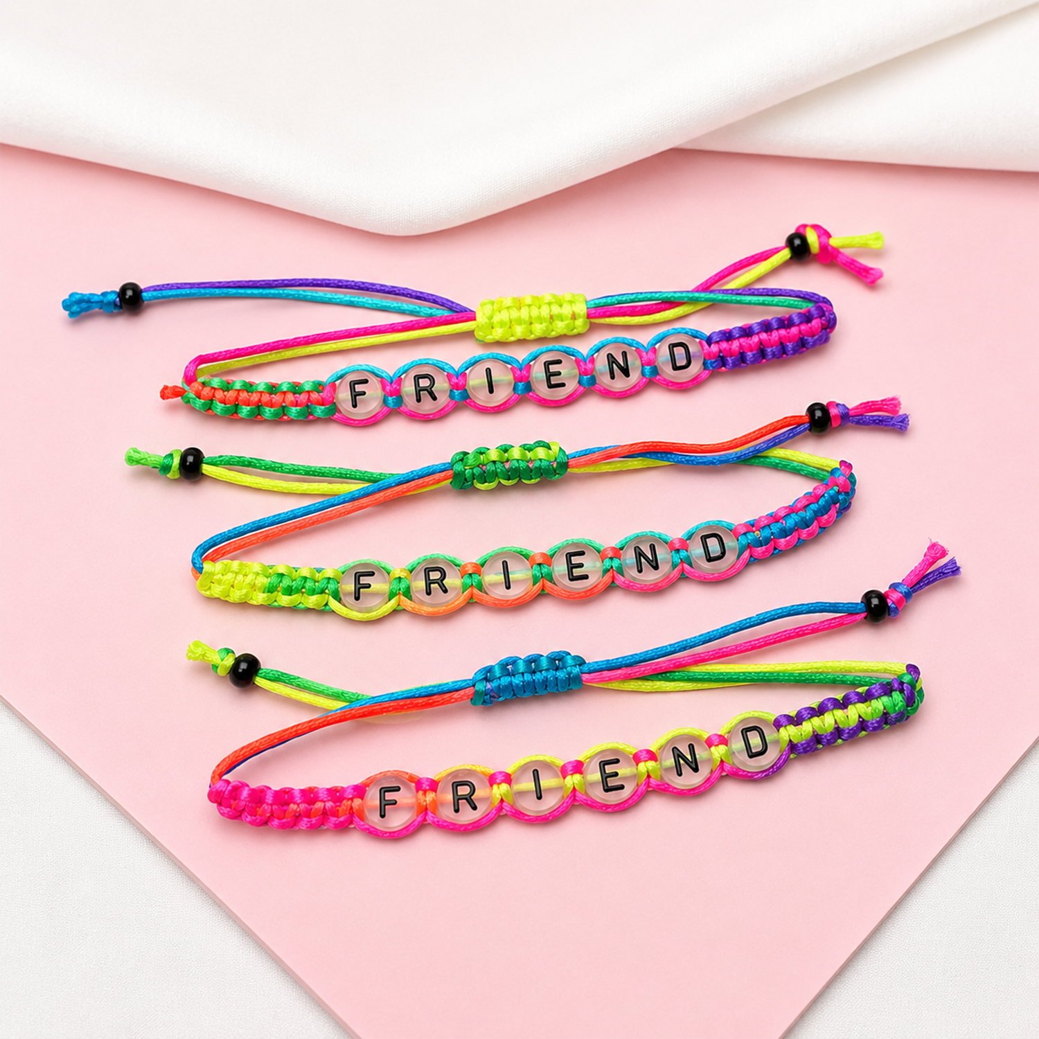 Friend Thread Beaded Bracelet Friendship Day Bracelets for Kids, Boys & Girls