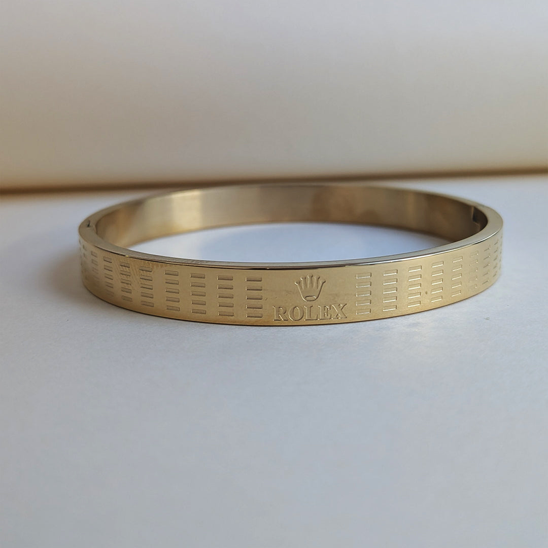 Matte Rolex Brand Inspired Stainless Steel Bracelet For Men