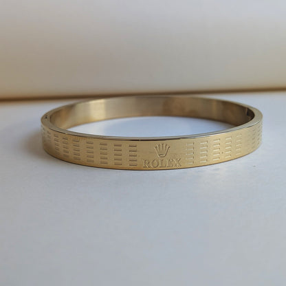 Matte Rolex Brand Inspired Stainless Steel Bracelet For Men