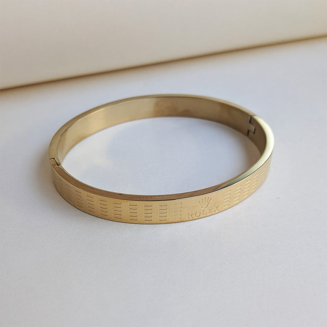 Matte Rolex Brand Inspired Stainless Steel Bracelet For Men