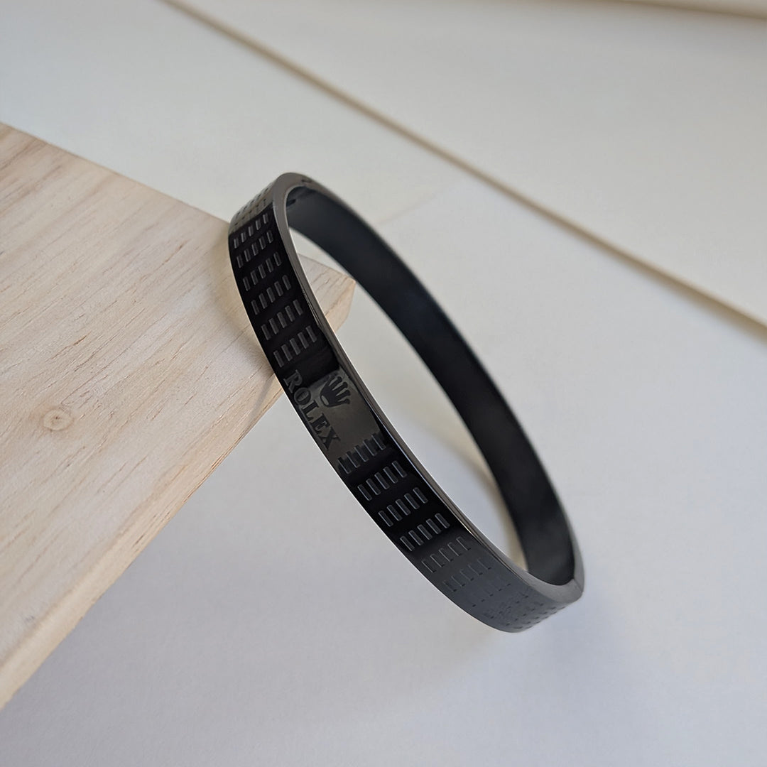 Matte Rolex Brand Inspired Stainless Steel Bracelet For Men