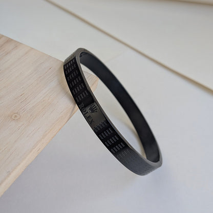 Matte Rolex Brand Inspired Stainless Steel Bracelet For Men