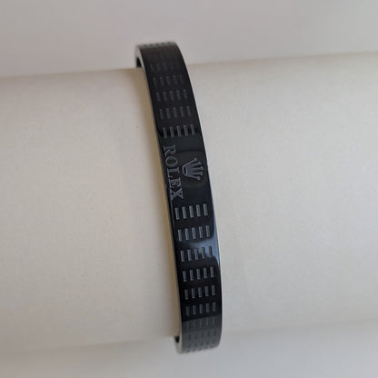 Matte Rolex Brand Inspired Stainless Steel Bracelet For Men
