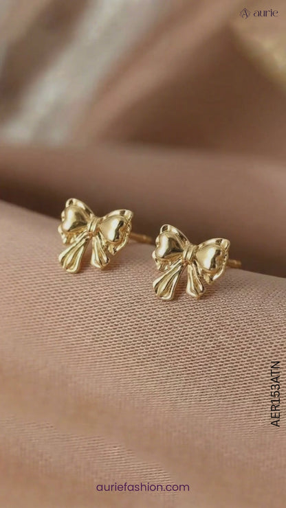 18K Gold Plated Bloom Butterfly Earrings (Anti Tarnish)